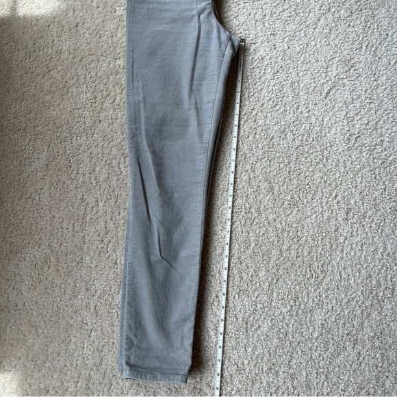 Gap grey velvet skinny high rise jeans - Picture 3 of 11